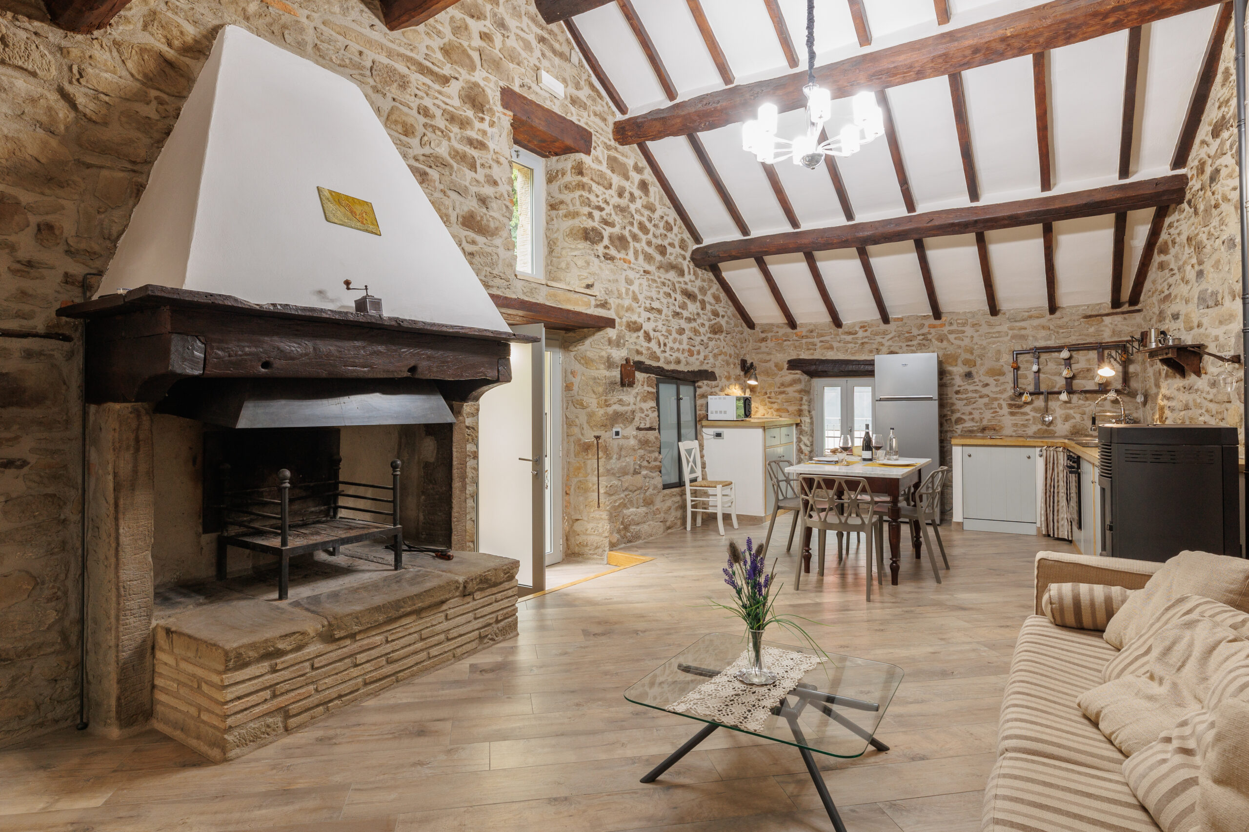 interni Casale tenuta la scure cortona
