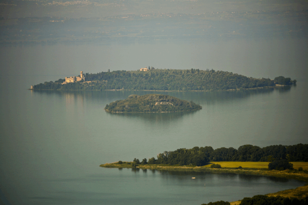 Gita in barca sul lago trasimento - Tenuta La scure